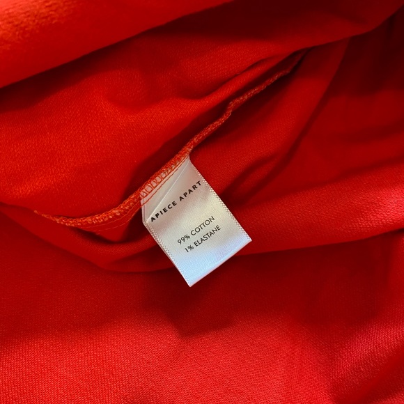 ** SOLD ** Apiece Apart Novella Mini Dress, Poppy, 2 - Picture 5 of 6